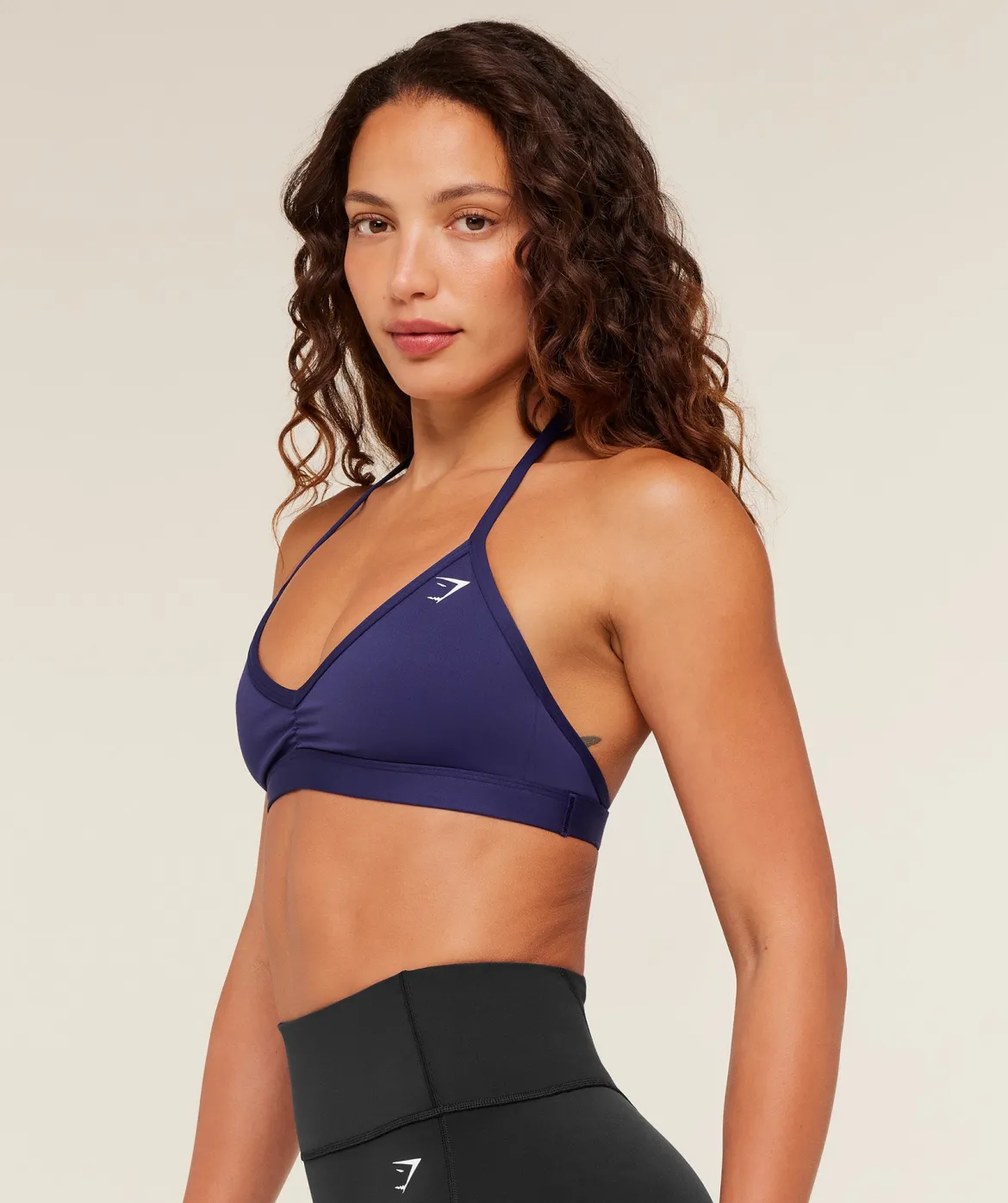 Minimal Halterneck Sports Bra