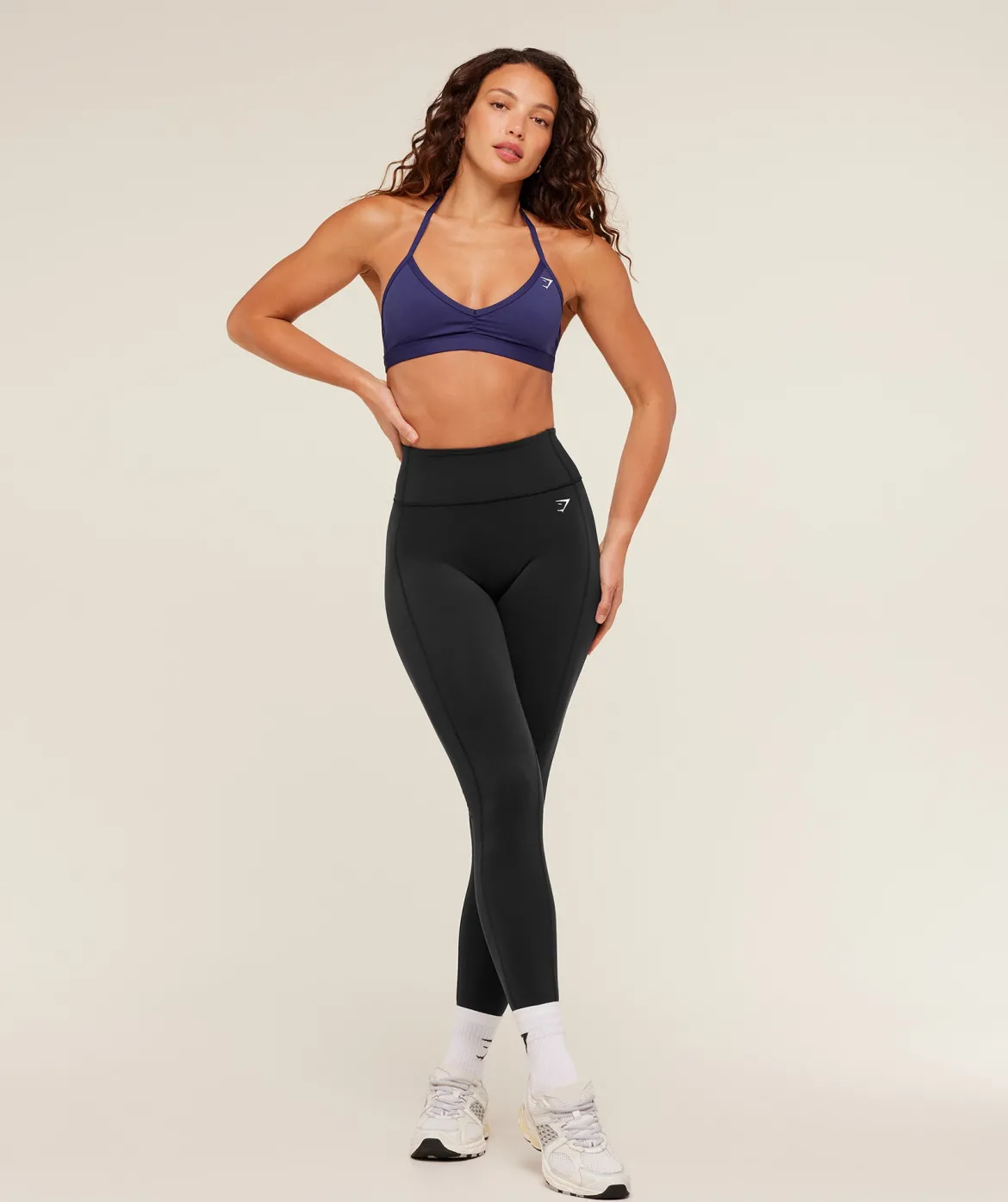 Minimal Halterneck Sports Bra