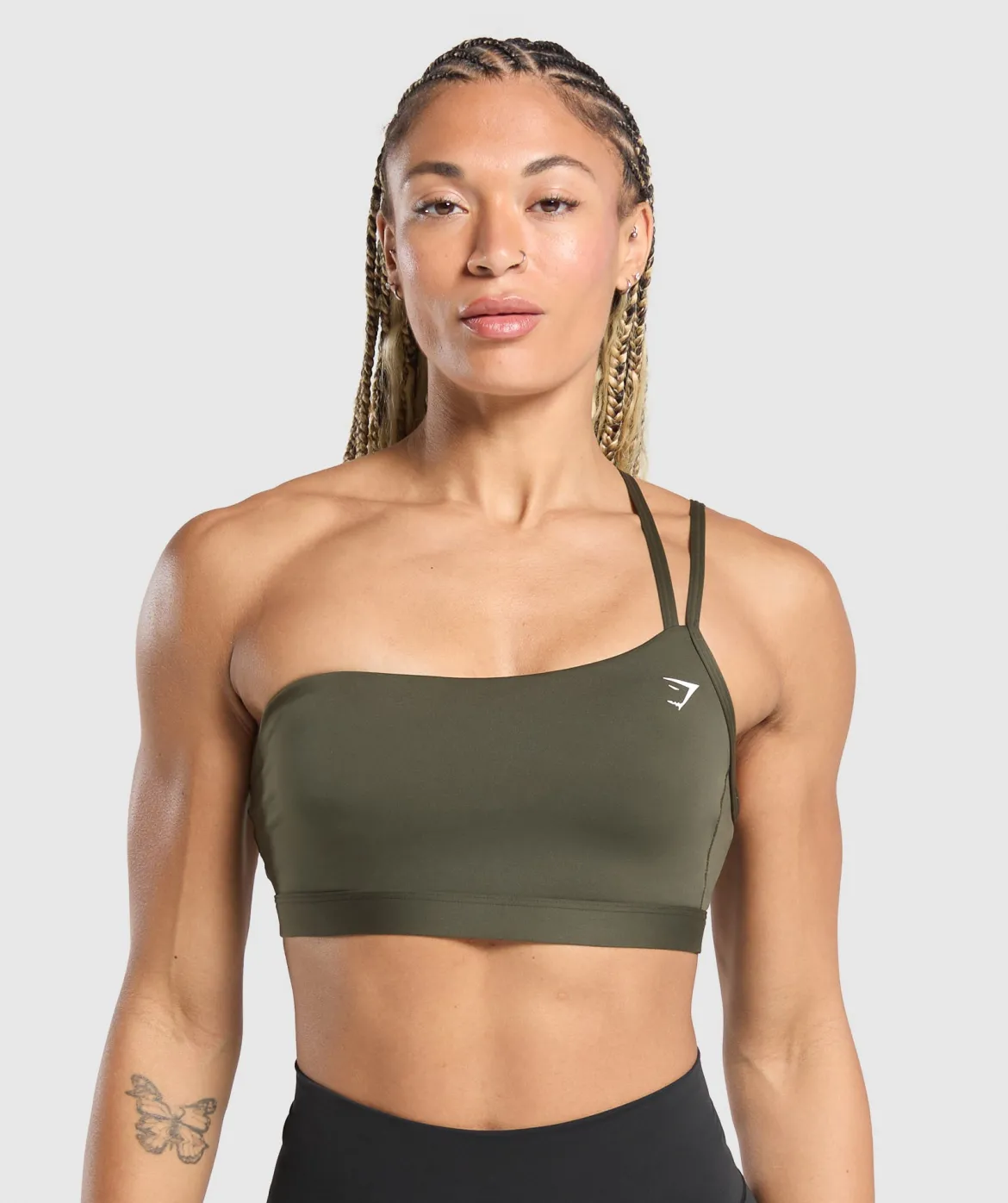 One Shoulder Sports Bra