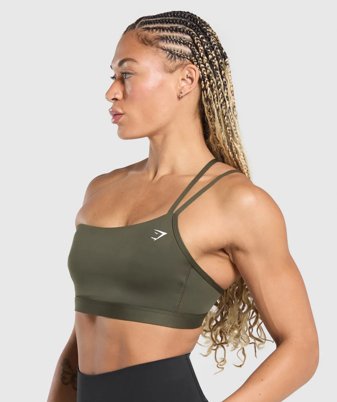 One Shoulder Sports Bra