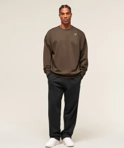 Oversized Crest Crew