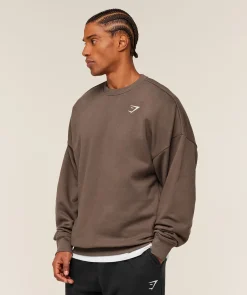 Oversized Crest Crew