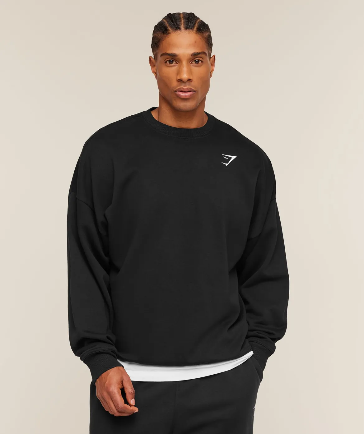 Oversized Crest Crew