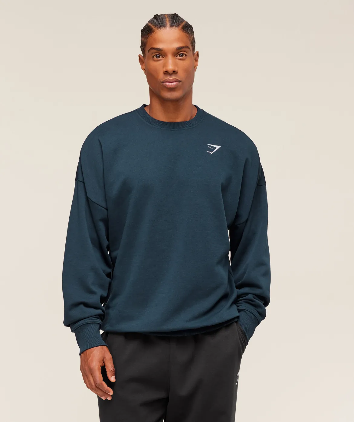 Oversized Crest Crew