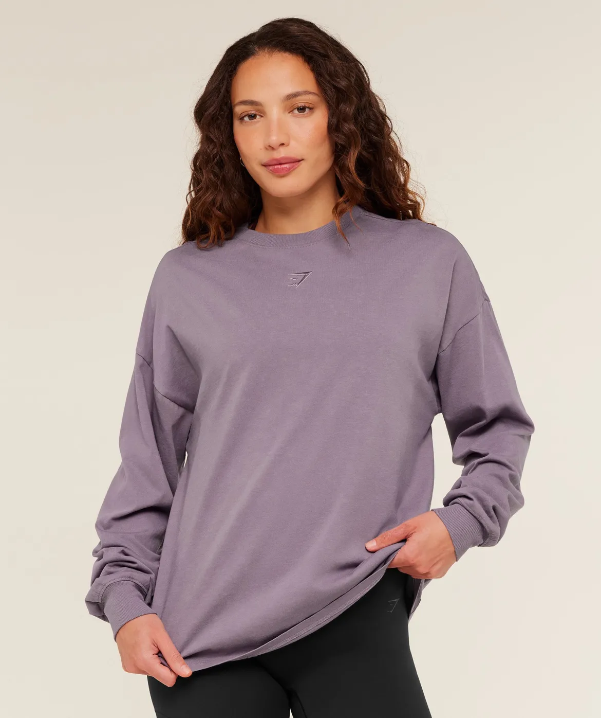 Power Washed Long Sleeve Top