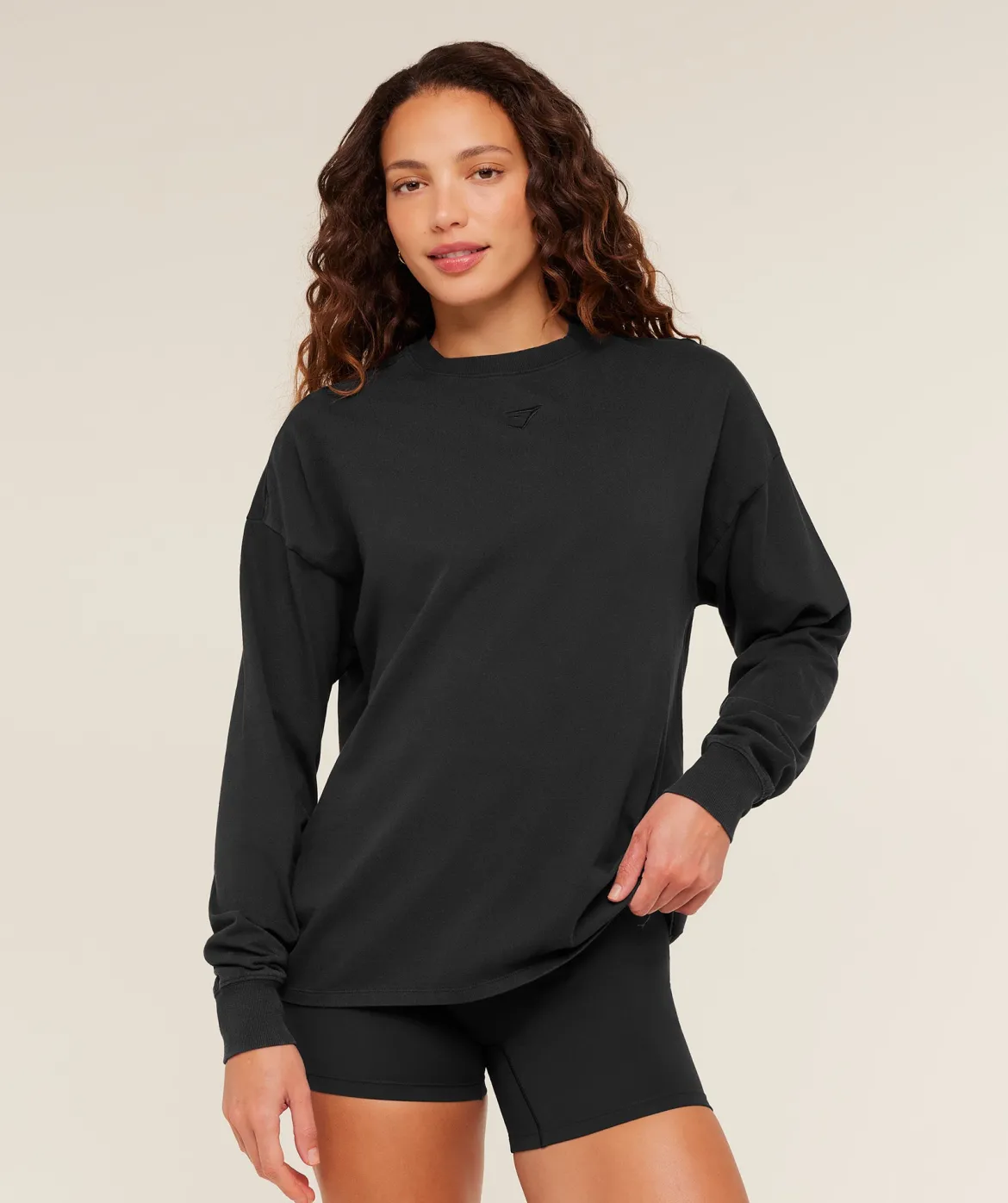 Power Washed Long Sleeve Top