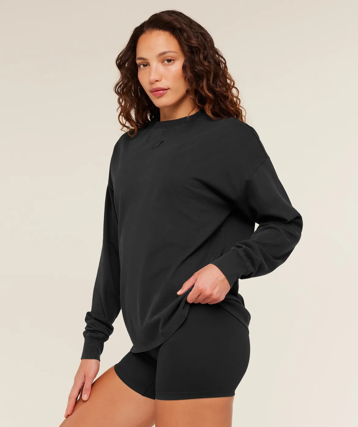 Power Washed Long Sleeve Top