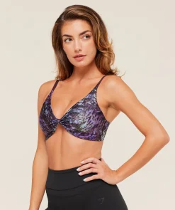 Printed Twist Front Bralette
