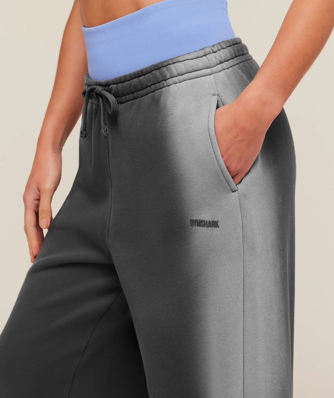 Pump Washed Straight Leg Joggers