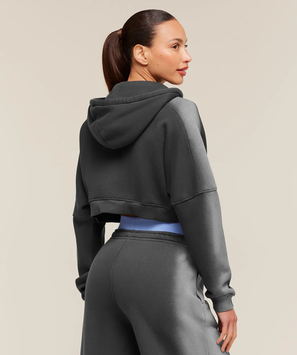 Pump Washed Zip Through Hoodie