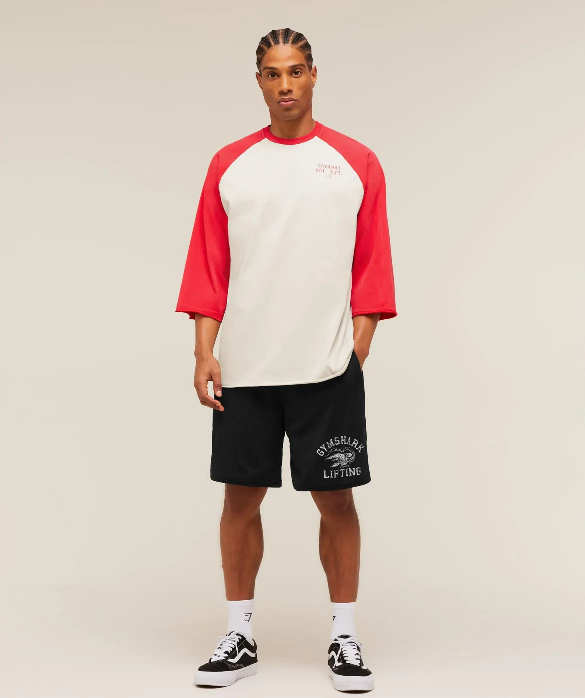 Retro Collegiate 3/4 Sleeve T-Shirt