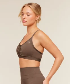 Ruched Sports Bra
