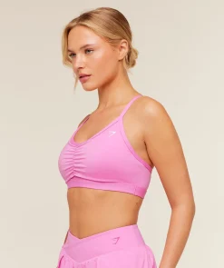 Ruched Sports Bra
