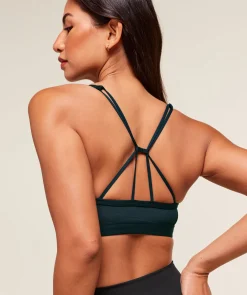 Ruched Strappy Sports Bra