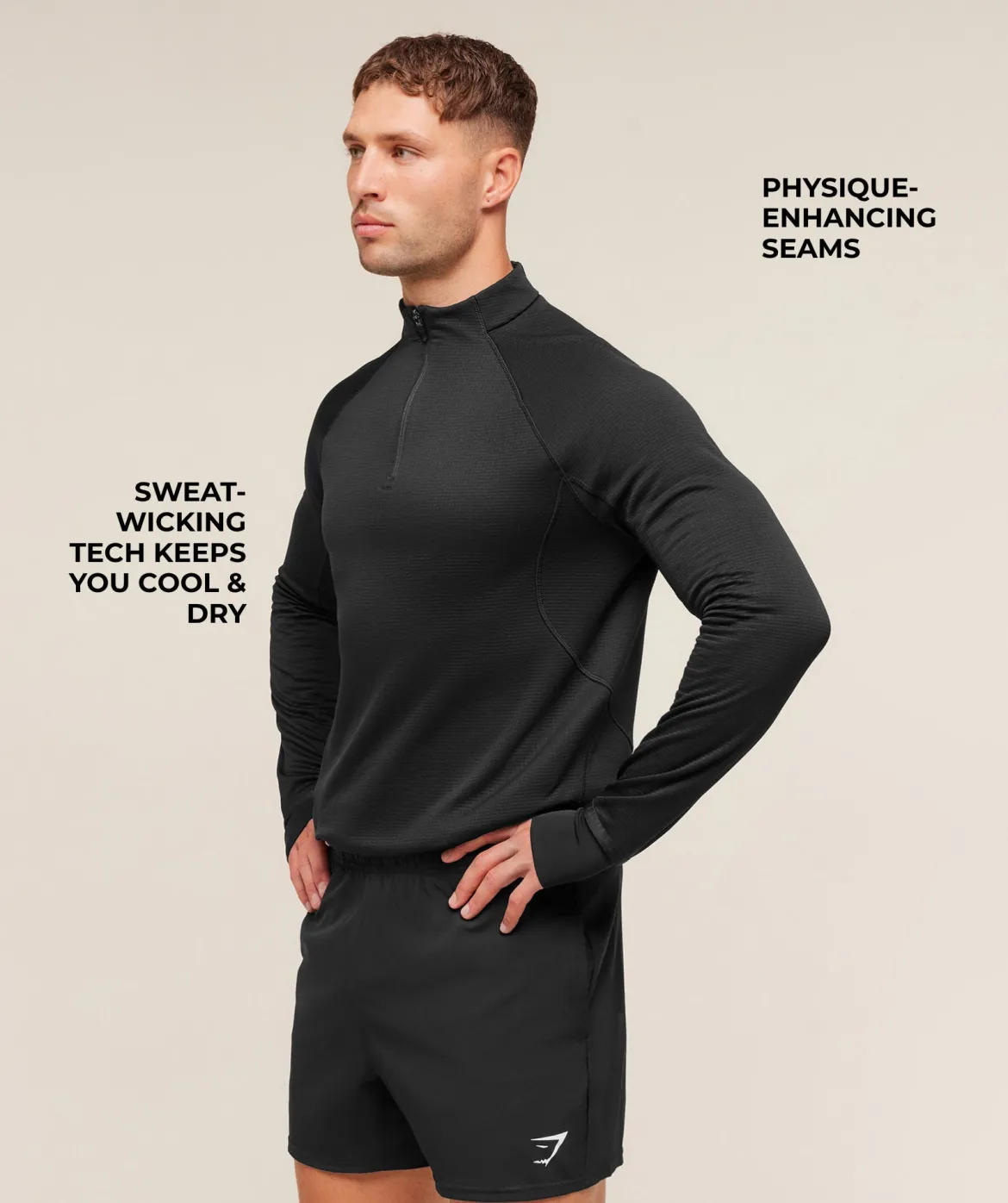 Running 1/4 Zip