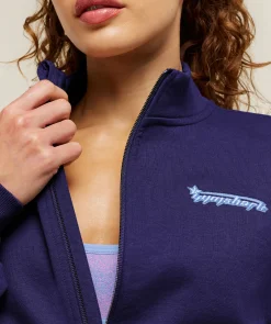Script Embroidery Full Zip Jacket