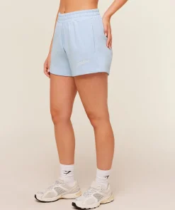Script Embroidery Shorts