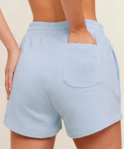 Script Embroidery Shorts