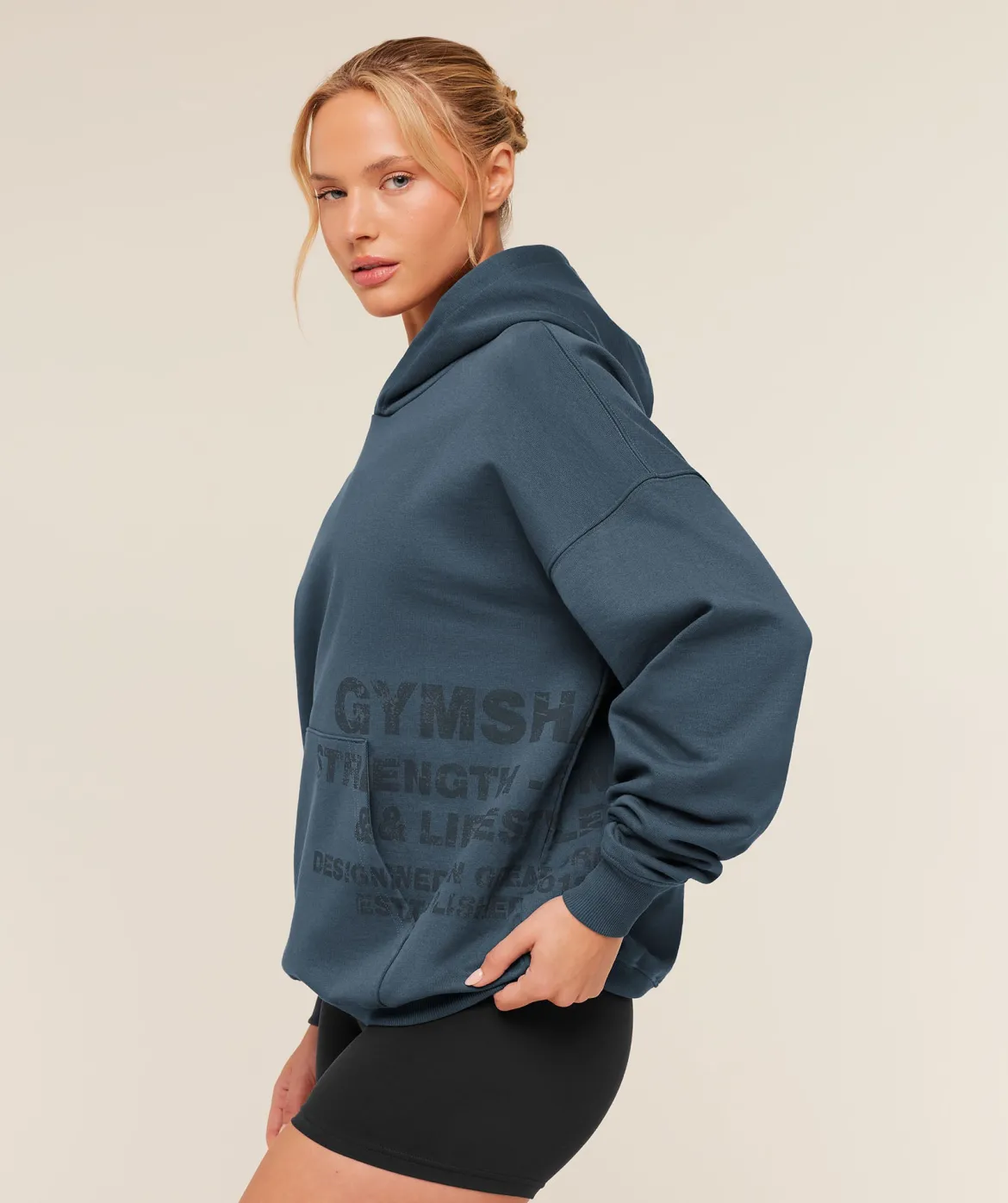 Stacked Graphic Hoodie