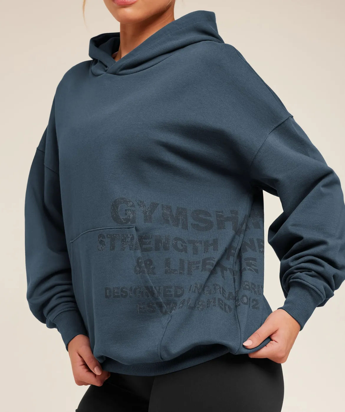 Stacked Graphic Hoodie