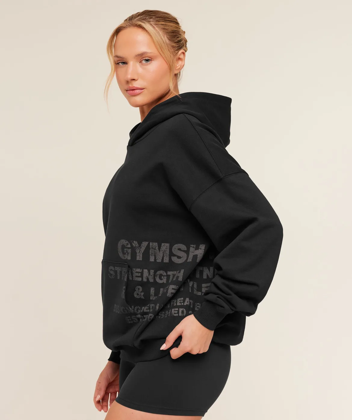 Stacked Graphic Hoodie