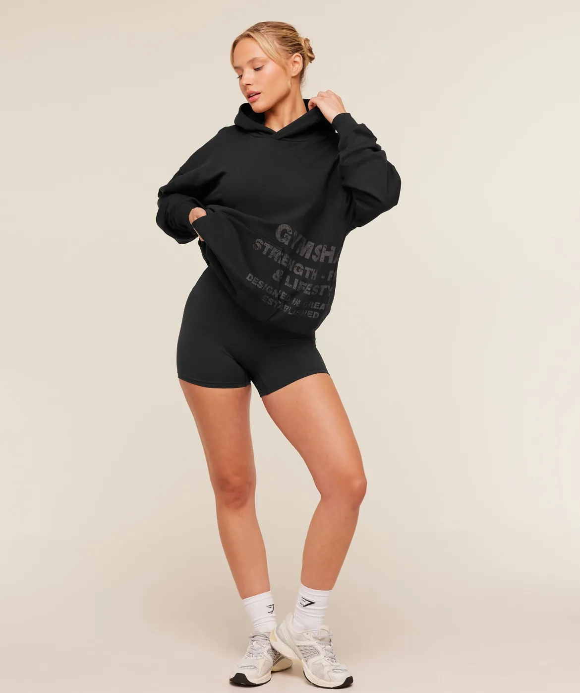 Stacked Graphic Hoodie