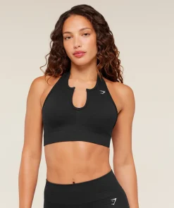 Steel Seamless Halter Neck Bra