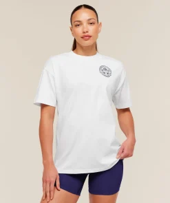 Strength and Fitness Crest Graphic T-Shirt