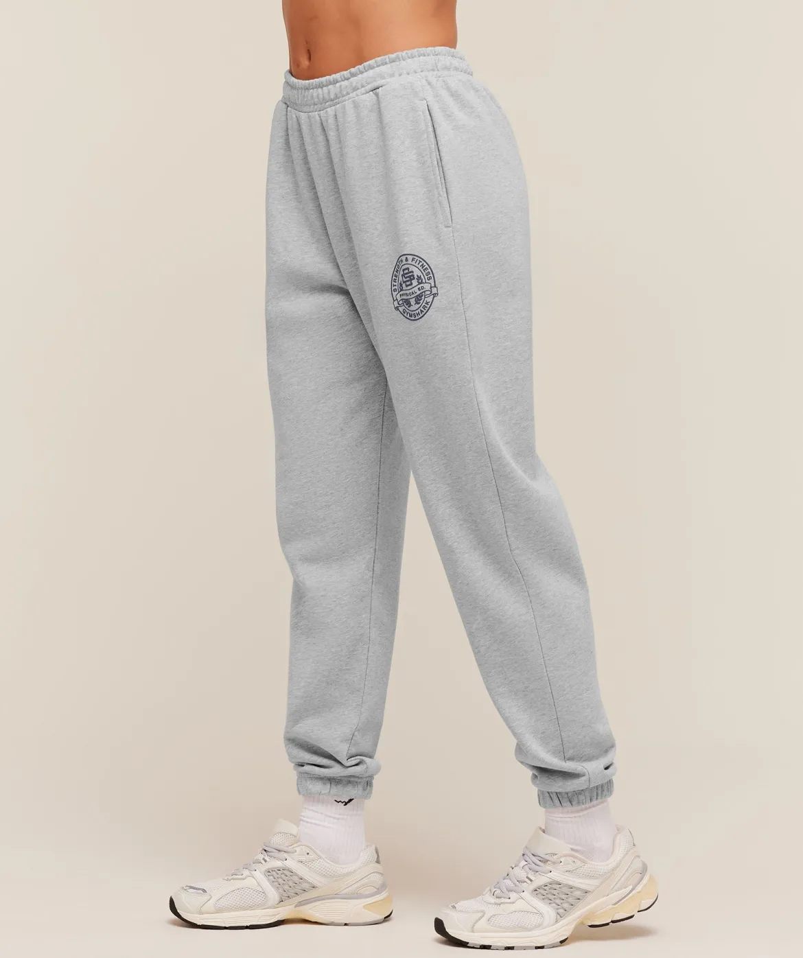 Strength and Fitness Crest Graphic Joggers