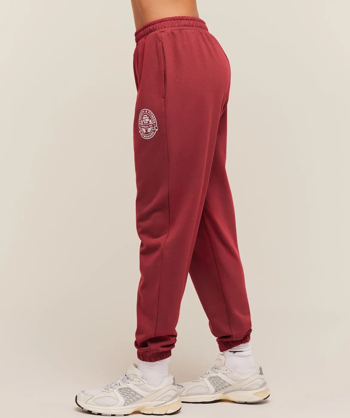 Strength and Fitness Crest Graphic Joggers