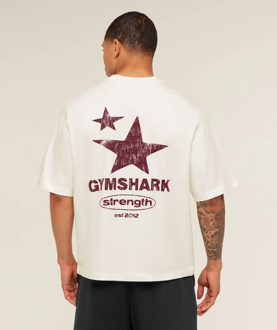 Strength Stars Washed Graphic T-Shirt