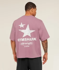 Strength Stars Washed Graphic T-Shirt