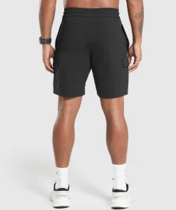 Stretch Woven Cargo Shorts
