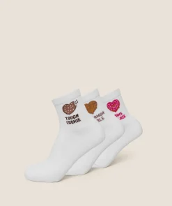 Sweet Treat Graphic Midi Socks 3pk