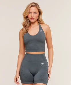 Vital Halter Neck Tank With Shelf