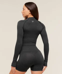 Vital Seamless Midi Zip 2.0 Pullover