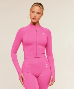 Vital Seamless Midi Zip 2.0 Pullover