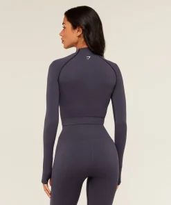Vital Seamless Midi Zip 2.0 Pullover