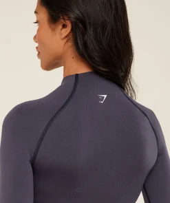 Vital Seamless Midi Zip 2.0 Pullover