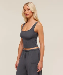 Waffle Cropped Tank