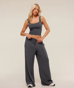 Waffle Cropped Tank