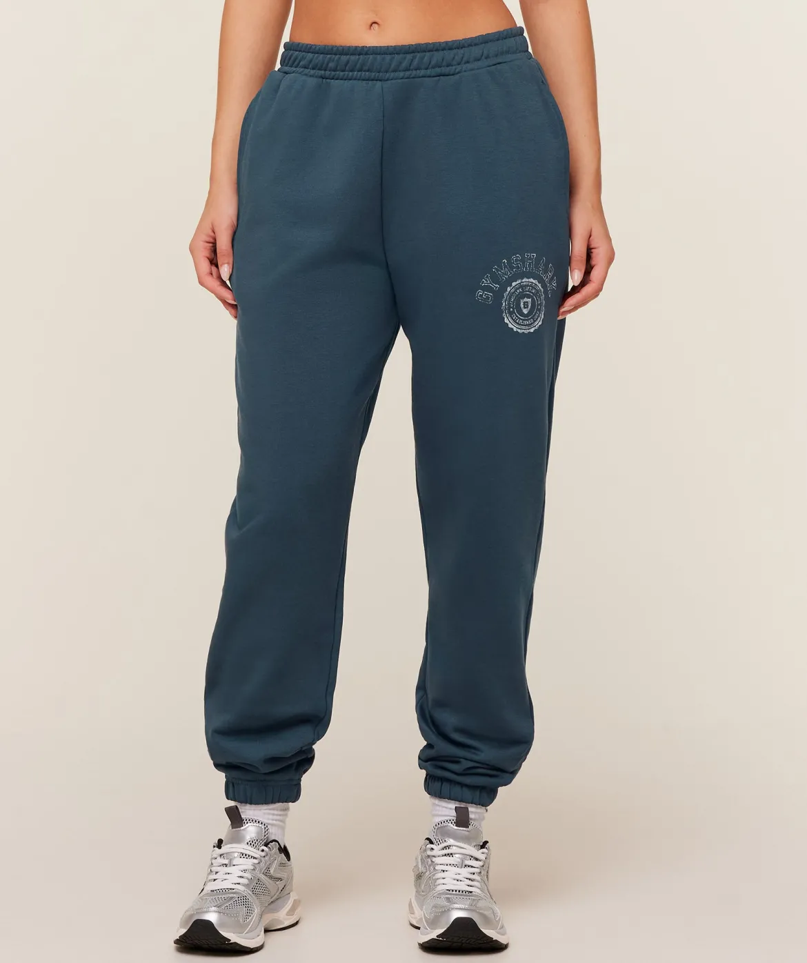 Worn Crest Graphic Joggers