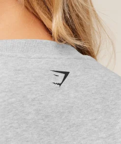 Worn Crest Graphic Sweatshirt